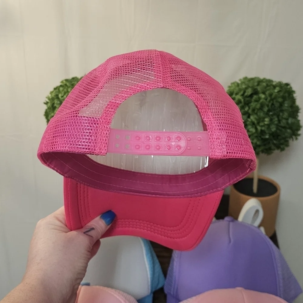 BUNDLE OF FIVE NEW COMPLETELY CUSTOMIZABLE SNAP BACK TRUCKER HATS